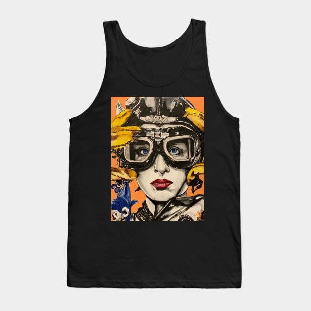 The Girl With the Tank Tank Top by MadsAve